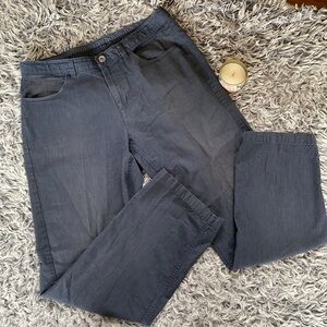 Men's Calvin Klein Gray Pants Size 34 x 32